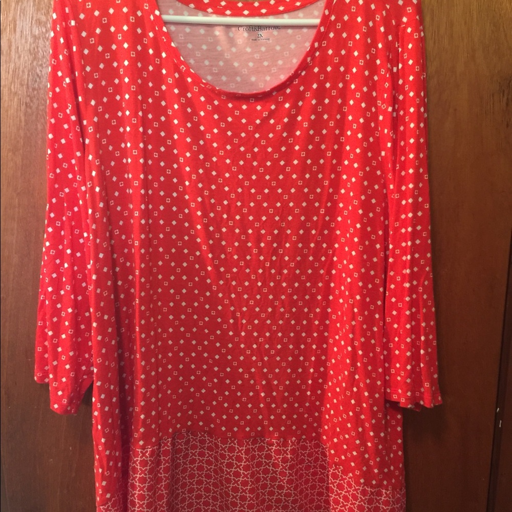 Croft & Barrow Top size 2x